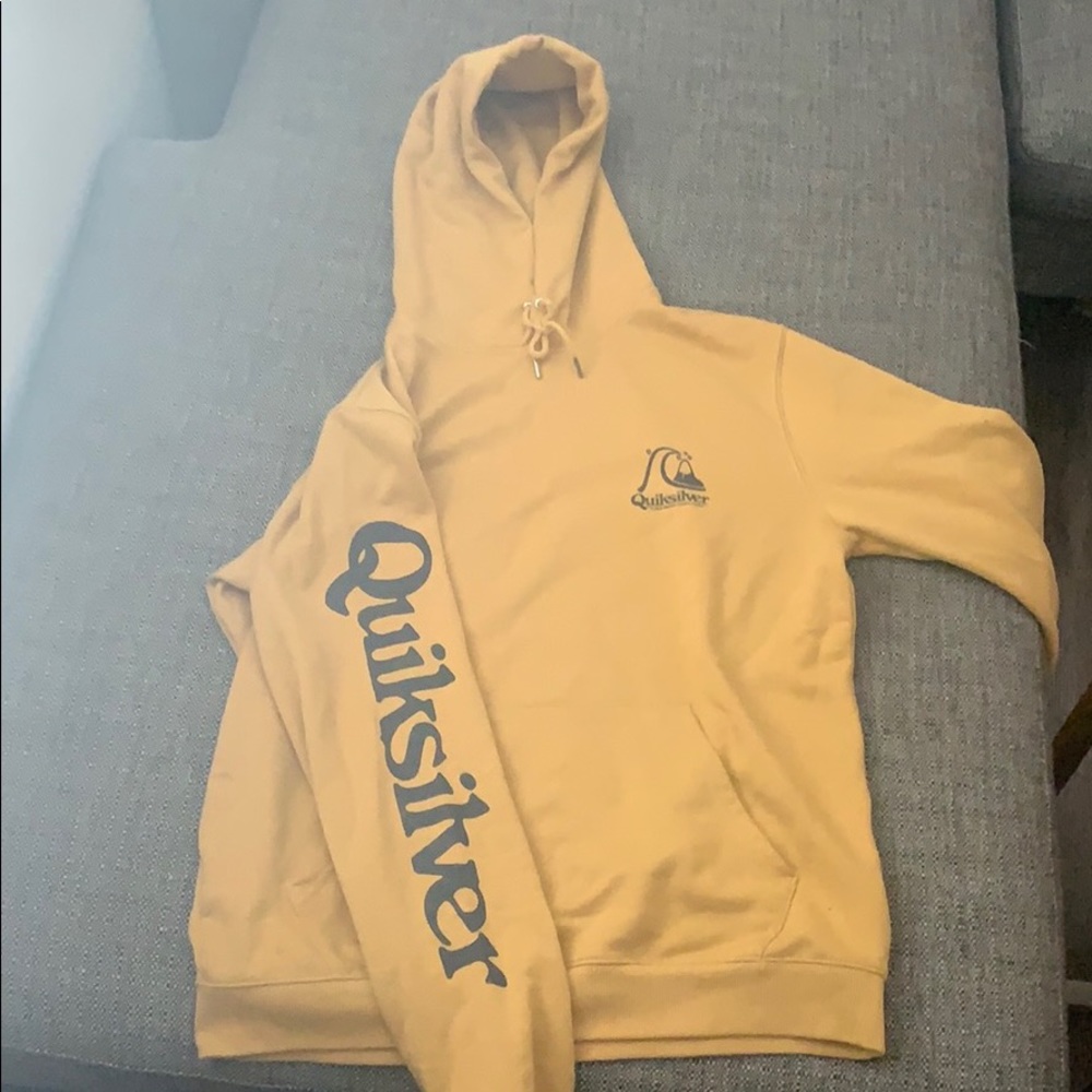 Quiksilver yellow hoodie
